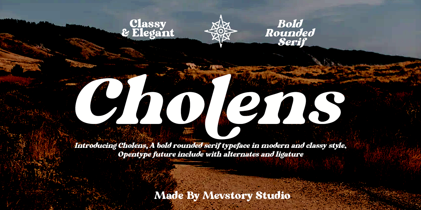 Schriftart Cholens